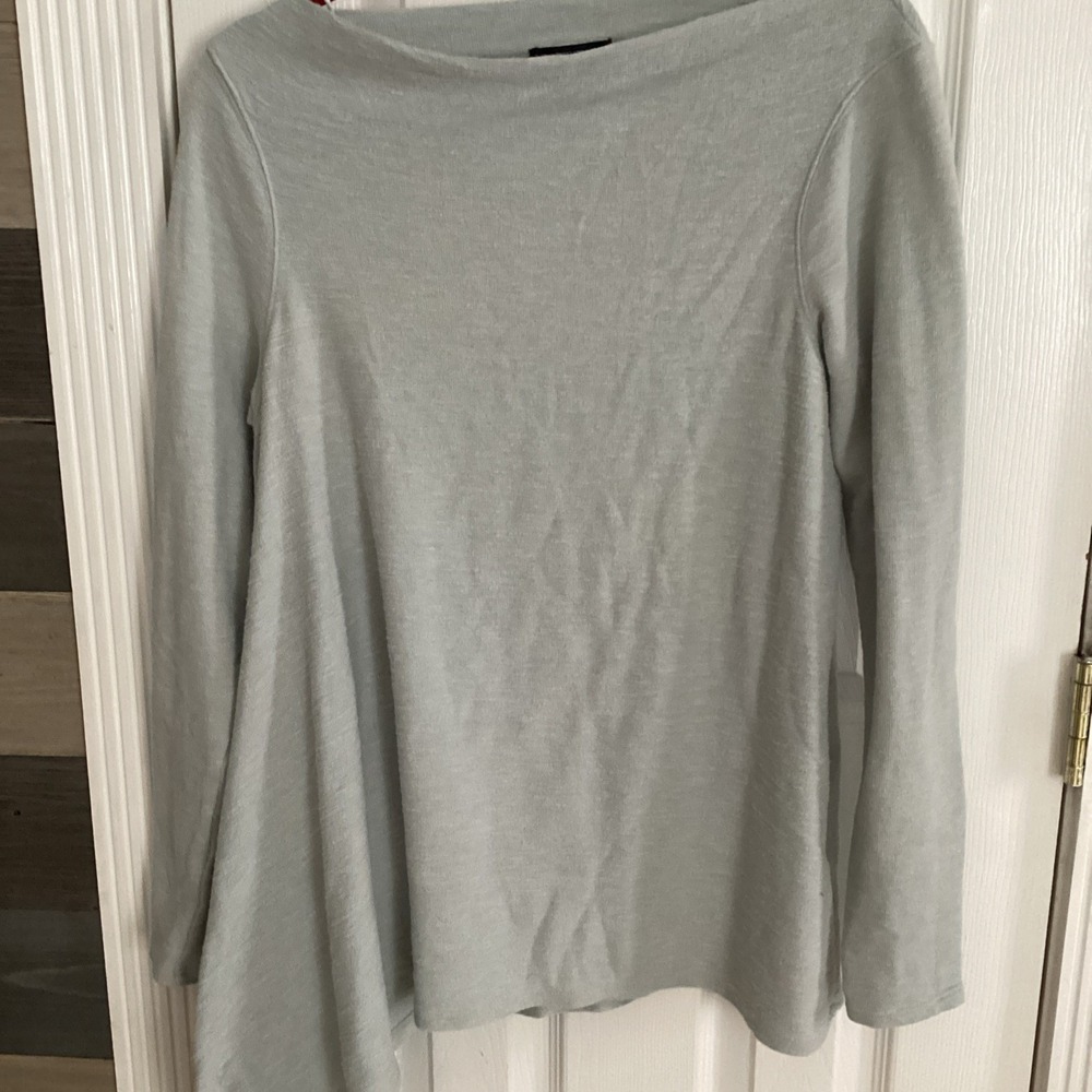 Simply Vera Vera Wang WOMANS Med‎ Great Top Long Sleeve Ties On Side